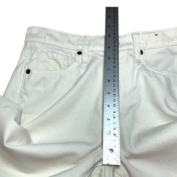 BANANA REPUBLIC Premium Denim Cotton Blend High Rise Wide Leg Jeans w/ Slits 26P - Picture 6 of 10